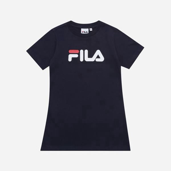 Fila Tričká Detske Námornícka Modrá - Uno S/S Vypredaj - Slovakia 93645-QKYL